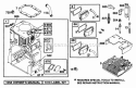 Cylinder Head Diagram and Parts List for 226432-0101-01  Briggs and Stratton Engine